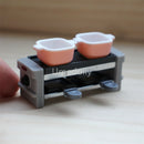 1/6 Scale Miniature Dollhouse Juicer Coffee Machine Appliance Model for BJD Blyth Doll Pretend Play Mini Kitchen Accessories Toy