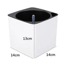 Self Watering Planter Flower Pot with Water Level Indicator Rectangular Large Bonsai Planting Container for Home Garden Office