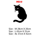 Creative Lazy Black Cat Wall Sticker Home Room Decoration Murals Wall Decals Art Wallpaper Amimals Vinyl Stickers