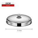 16-22cm Stainless Steel Steamer for Dumplings with Handle Rice Pressure Cooker Pot Steaming Grid Tray Kitchen Cooking Accessorie