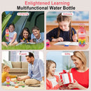 Children's Creative Cartoon Thermos Cup – Portable, Anti-Fall, with Straw – Cute and Educational Design - 430ml 14.5oz