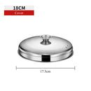 16-22cm Stainless Steel Steamer for Dumplings with Handle Rice Pressure Cooker Pot Steaming Grid Tray Kitchen Cooking Accessorie