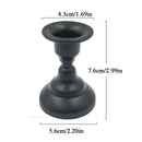 Nordic Retro Candlestick Creative Mini Golden Wrought Iron Geometric Candle Holders Decoration Dual-use Candlestick HomeDecor